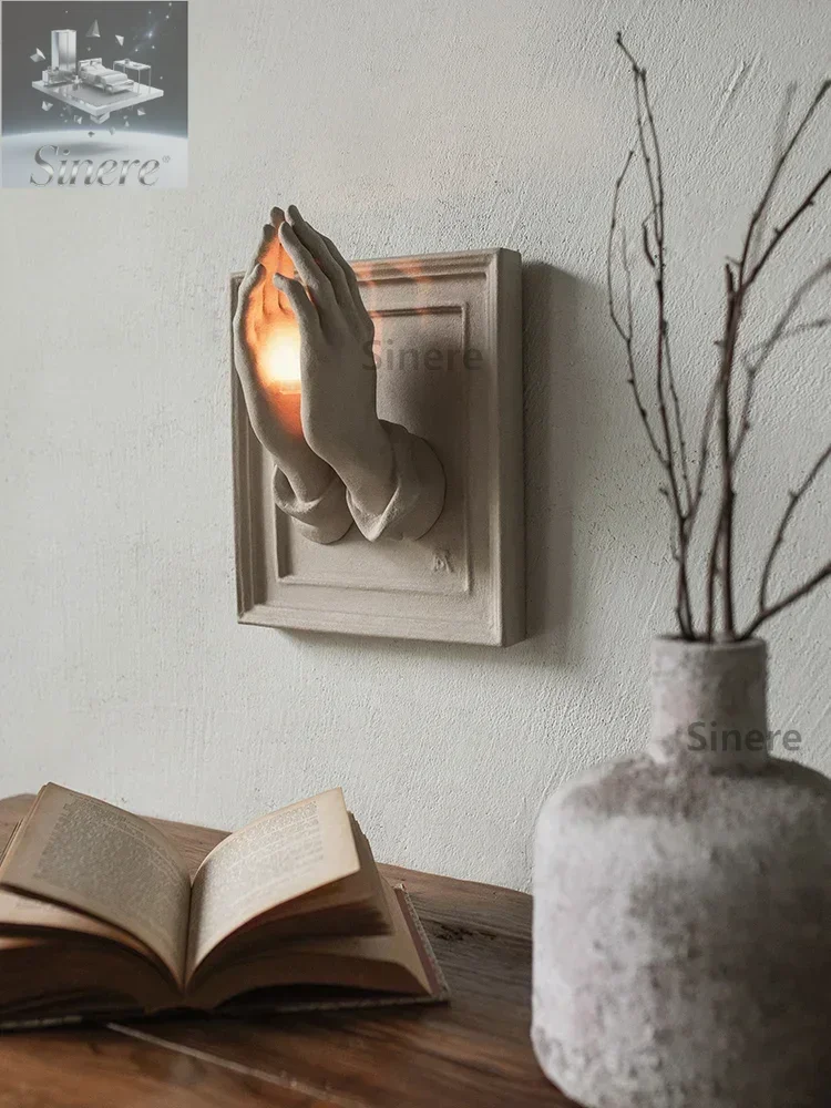 

Jellypaint Original "Praying Hand" | Handmade Art Aromatherapy Candlestick Pendant Three-dimensional Premium Gift