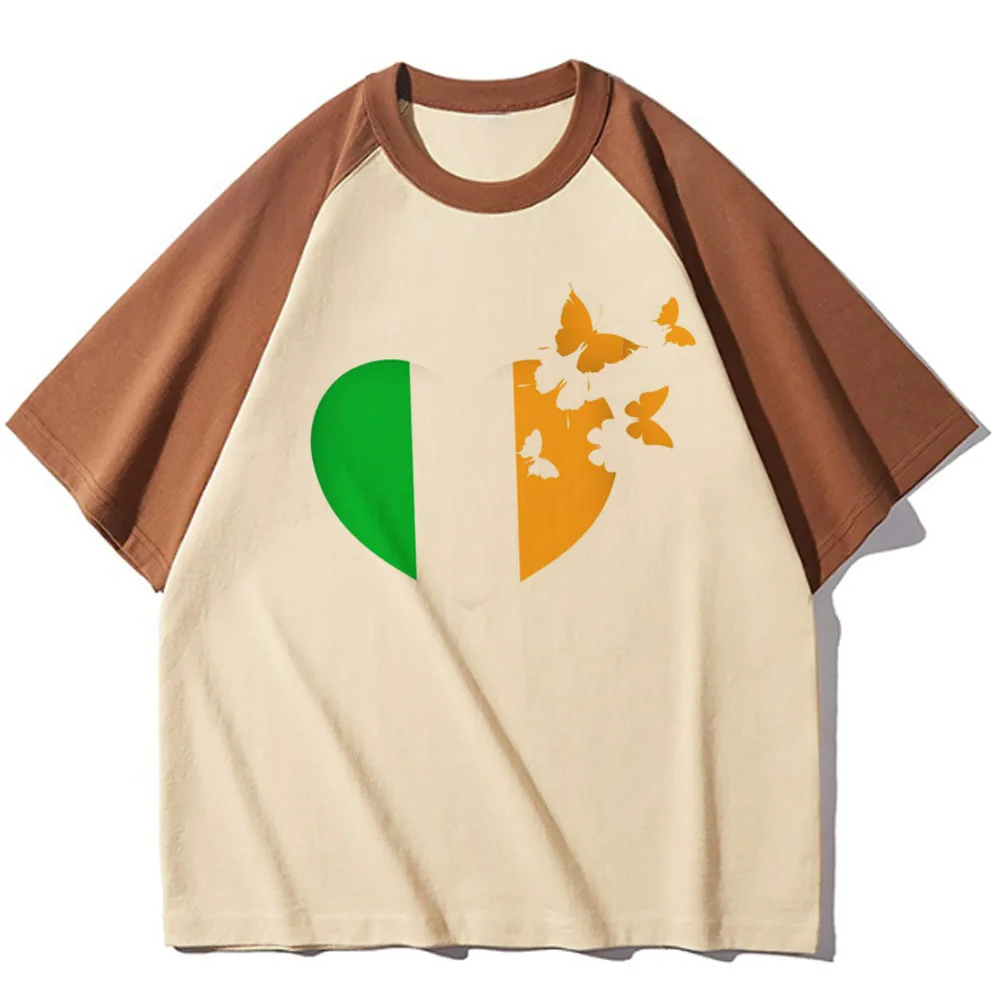 

Ireland Tee women comic Japanese tshirt girl harajuku Japanese clothes