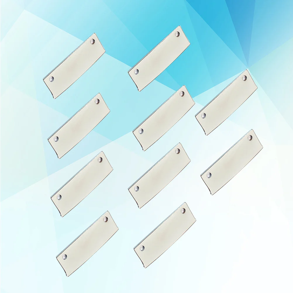 10 قطعة قضبان لاقط الجيتار شفرات هامبوكر مطلية بالنيكل لـ St الكهربائية باس التقاطات السكك الحديدية المزدوجة استبدال لاقط المهنية #3