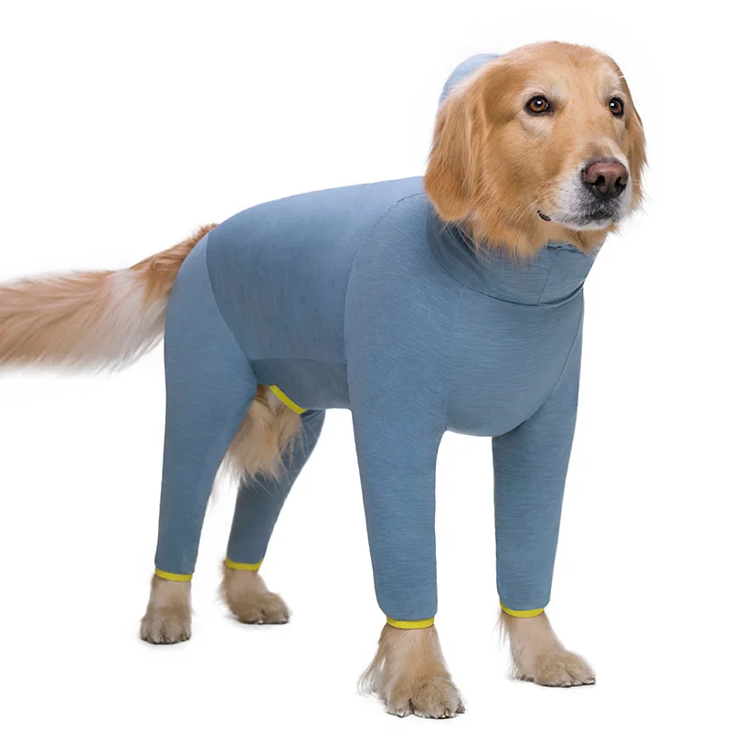

Clothes Thin Golden Retriever Labrador Medium Large Dog Pet Clothing Anti-Hair Dustproof Joint Four-Legged