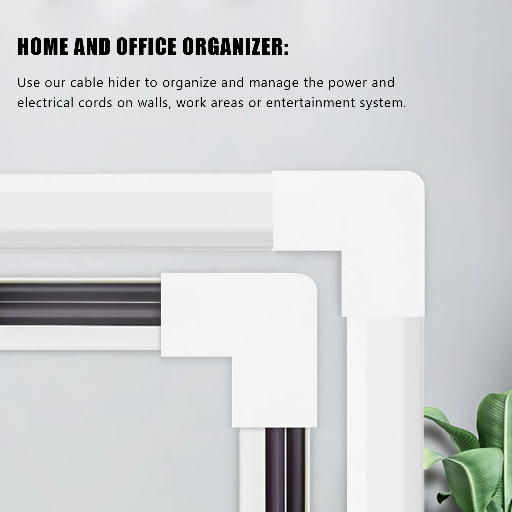 1 코드 채널 케이블 컨실러-CMC-03 코드 커버, 벽 케이블 관리 시스템-125 인치 케이블 은폐기 레이스웨이 키트