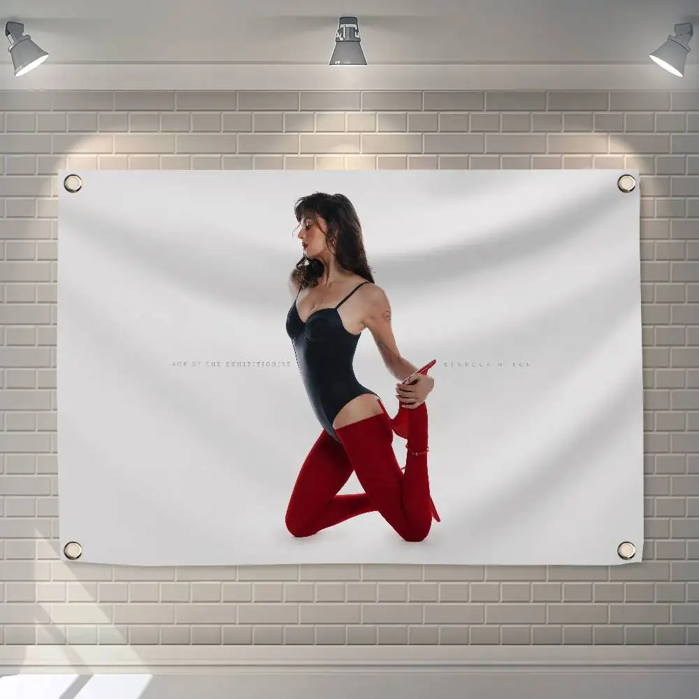 R-Rebecca B-Black Age Of The Exhibitionist 150x200cm 60x90cm Flag Decoration Outdoor Picnic Party Home Camping Party Art Hanging