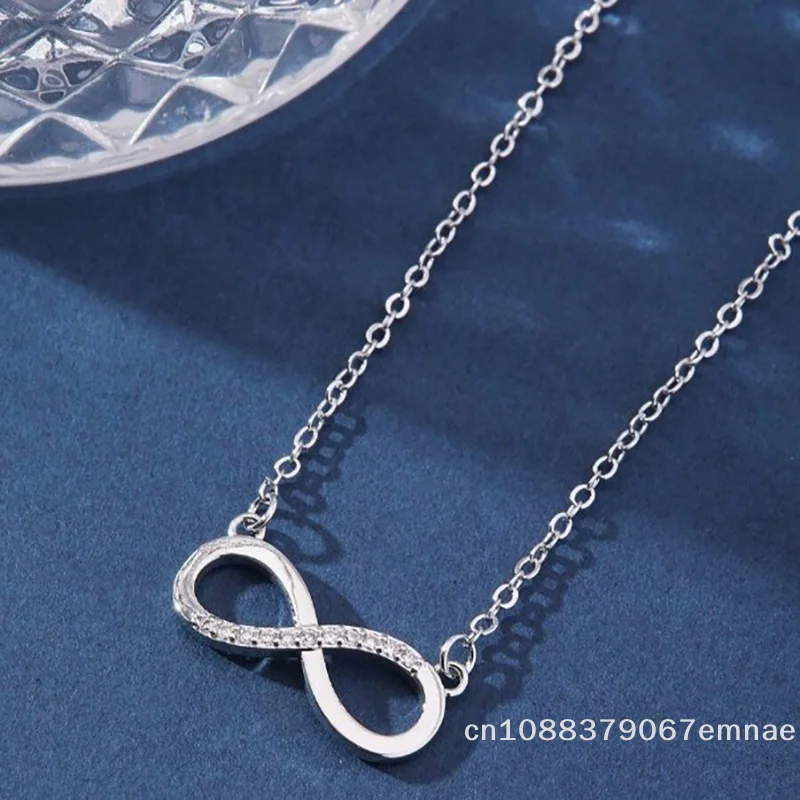 

Minimalist Möbius Strip Necklace for Women Eternal Symbol Fashion Jewelry Casual Accessory Unique Gift Idea