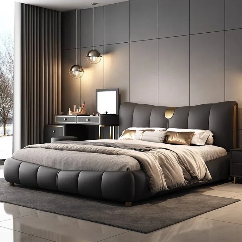 

180x200cm Furniture For Home Full Size Bed Full Marriage Bedrooms Luxury Home Double Beds King Size Bed Frames With Head Board