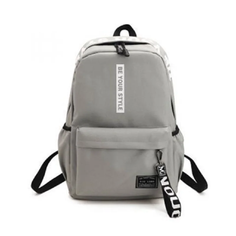 Fashion Large Capacity Backpack Campus Canvas Schoolbag