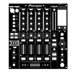 DJM-800 maska panelu miksera skóry DJM800 kolorowa maska, konfigurowalna