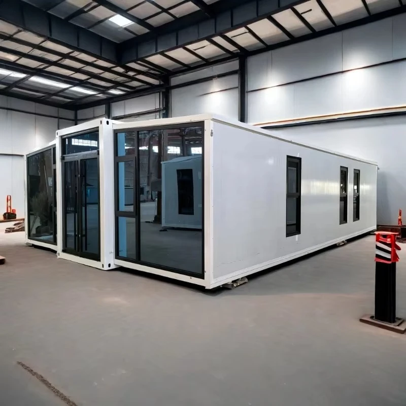 Tiny Homes Luxury Granny House 20ft 40ft Expandable Container House with 2 Bedroom Interior Height 2.4 Meters  Movable Home