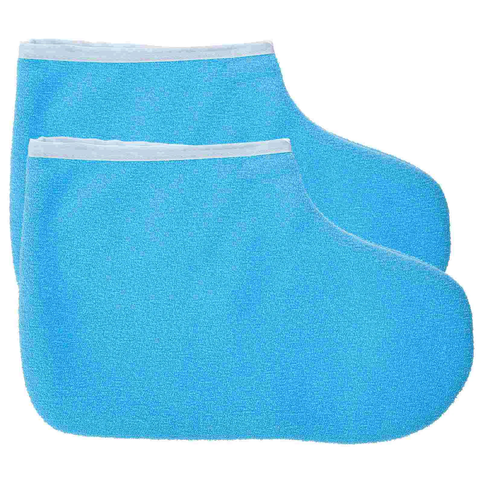 

Waxed Cotton Footmuffs Bath Liners Paraffin Mask Film Moisturizing Socks Covers Polyester Hydrating