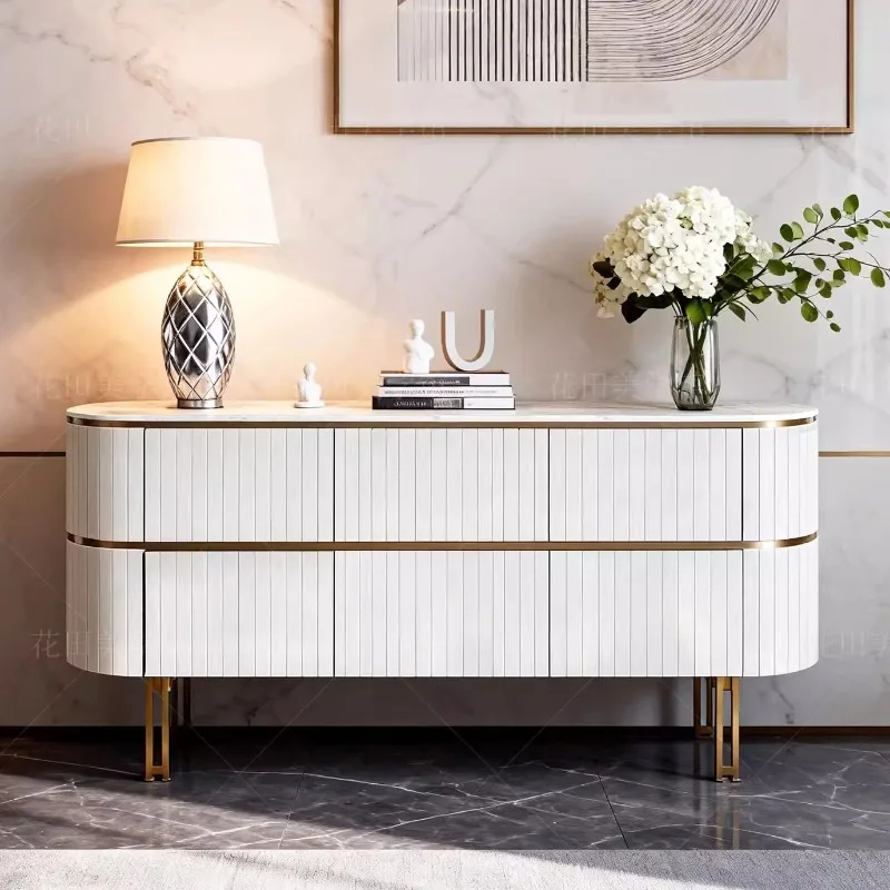 Dustproof Classic Living Room Cabinets Luxury French Modern Living Room Cabinets Storage Narrow Meuble Rangement Furniture Home