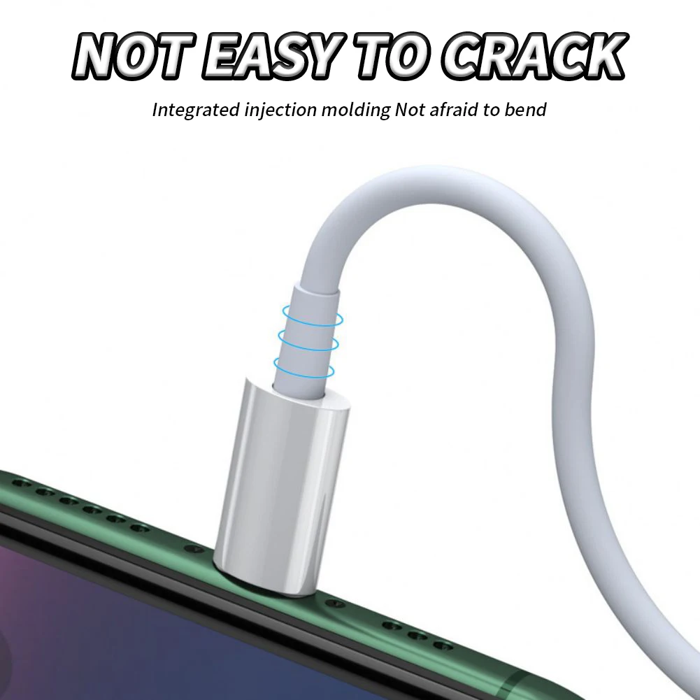 Dual USB Type C Cable 60W PD Fast Charging Cable Dual Plug Type C Charging Cable For Smartphones Tablet Laptop