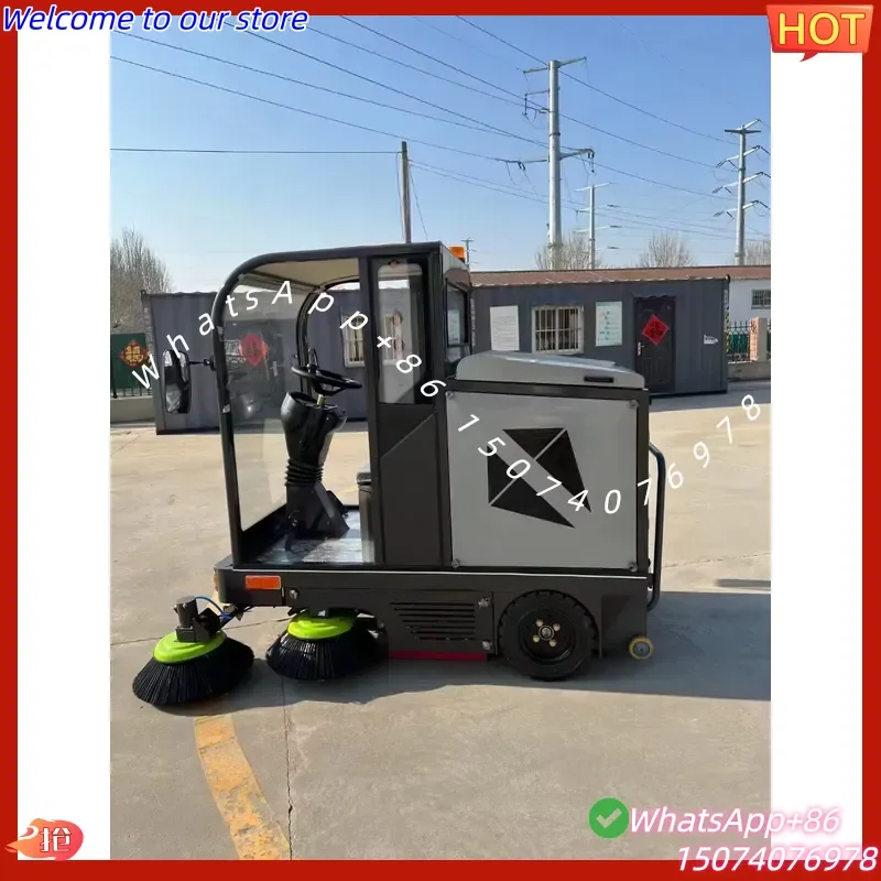 2026 Industrial Floor Cleaning Sweeper Machine With Hydraulic Three Disc