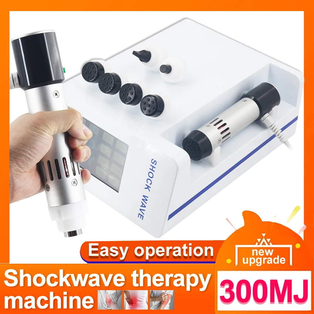 300MJ Shockwave Therapy Machine For Men ED Treatment Tibial Stress Syndrome Relieve Pain High Energy Professional Shock Wave