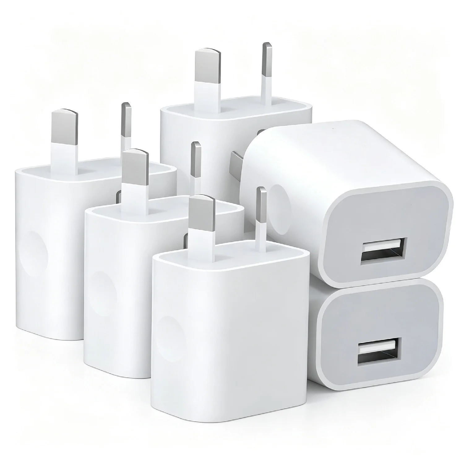 1/2/3/5/10/20/50Pcs AU Plug USB Wall Charger 5V2A Australian Power Travel Charger Adapter For Cell Phone Tablet