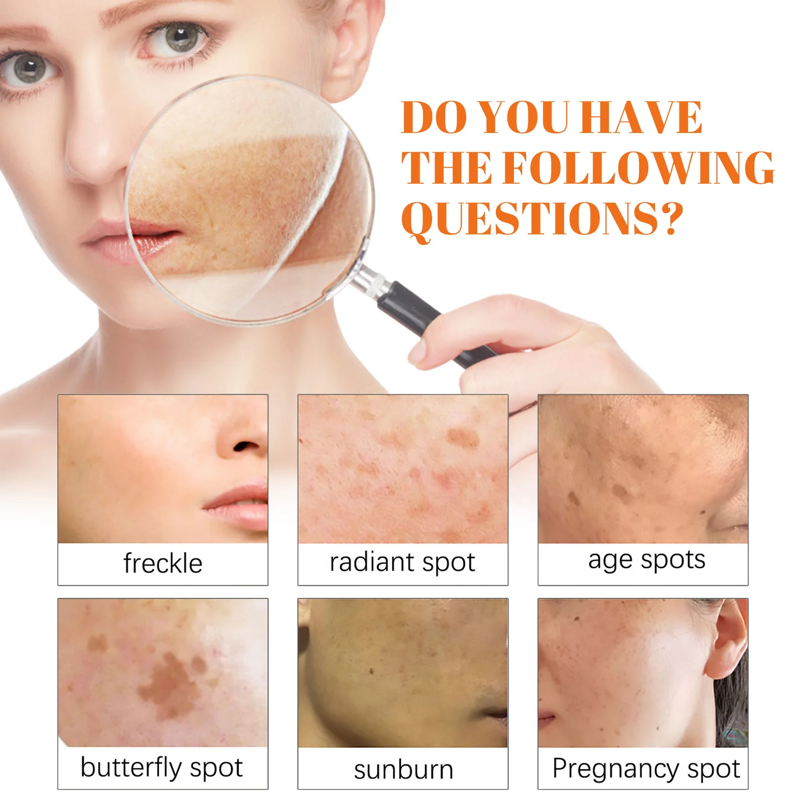 Papaya Brightening Freckle Gesichtscreme-Set, Tag-Nacht-Sonnenflecken-Korrektor, verblassendes Pigment, erhellt den Hautton, Tag- und Nacht-Feuchtigkeitscreme