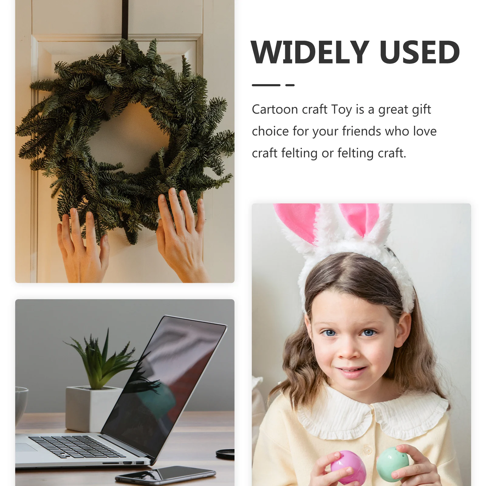 

4Pcs Cartoon Felt Carrot DIY Hairpin Brooch Craft Making Accessories Felt Ornament Garland Decor Supplies Felted Wool Ornaments