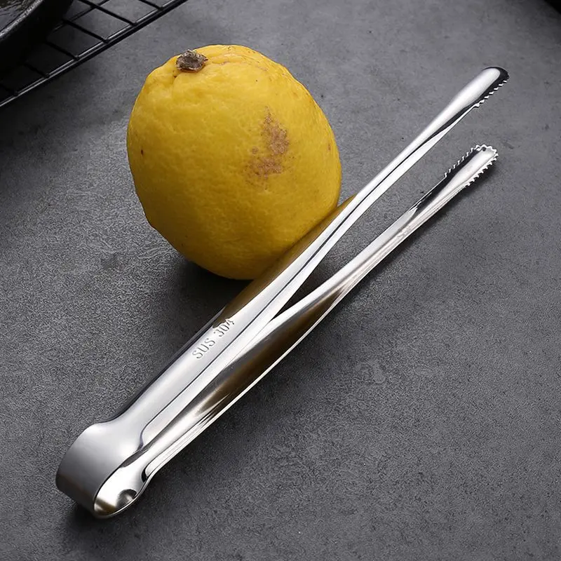 Barbecue Tongs Stainless Steel Food Tongs BBQ Steak Tongs Bread Cooking Utensils Party Non-slip Kitchen Utensils