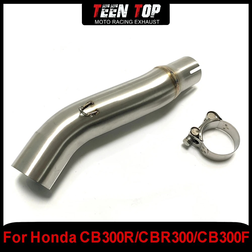 For Honda CB300R/CBR300/CB300F Motorcycle Exhaust Modified System exhaust Muffler Modified Middle Link Pipe 2018-2021