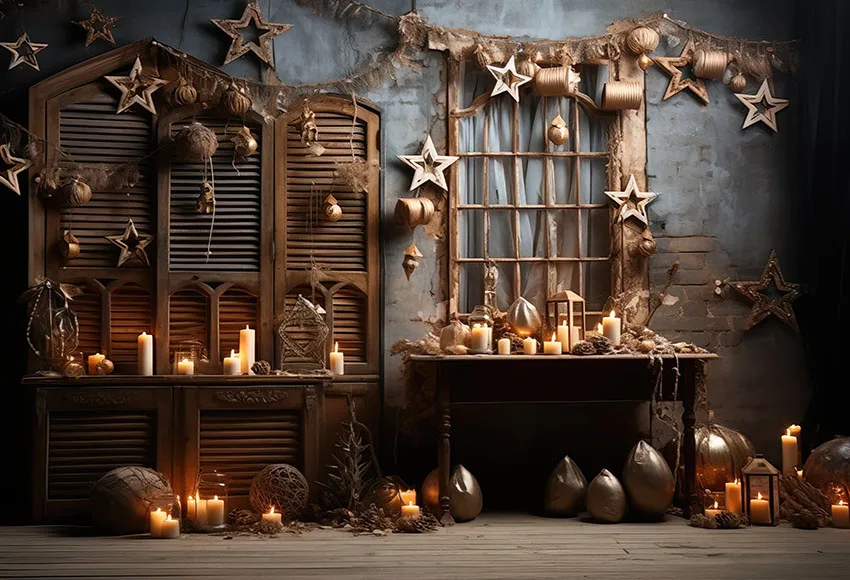 Mehomond Fotografie Hintergrund Winter Weihnachten Retro Lebkuchen haus Weihnachten Kinder Familie Porträt Dekor Hintergrund Fotostudio