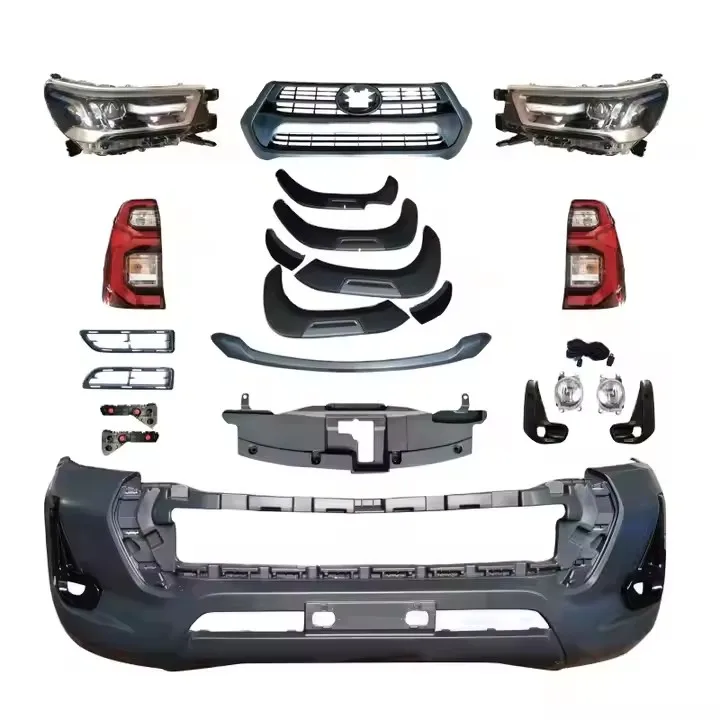 

High Quality Toyo-ta for Hilux Revo 2016+ Body Kit with 2021 Upgrade Car Bumpers