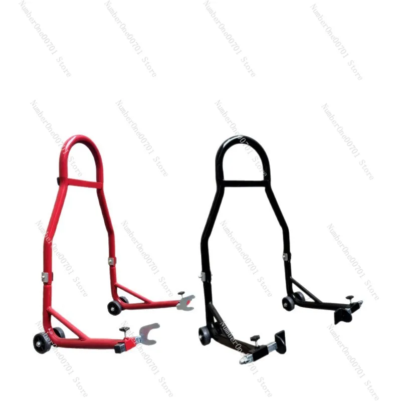 Motorcycle Lift Stand - Front & Rear Wheel Support, Parking & Repair Tool, Bike Maintenance Center Jack view 5