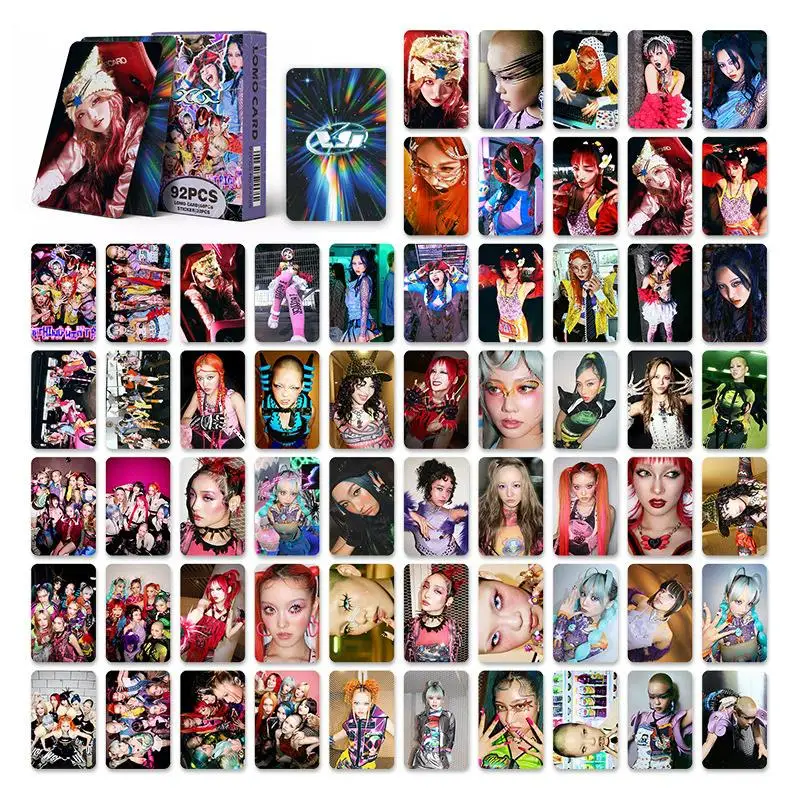 92PCS XG Girl Group Holographic Photo Cards Set - JURIA CHISA JURIN Collectible LOMO With Bonus Stickers image 6
