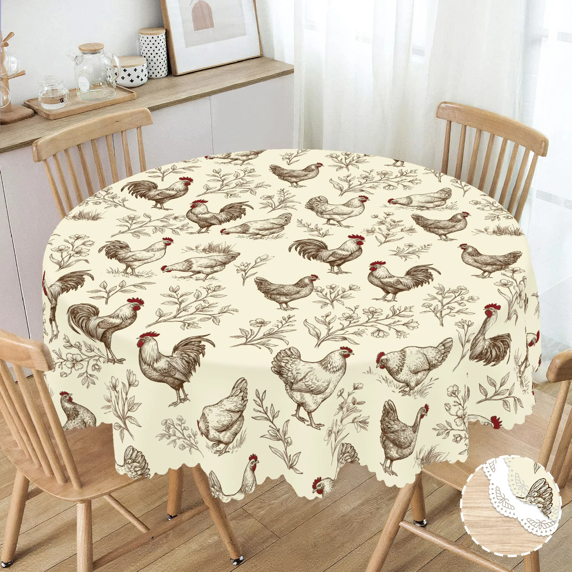 1 piece of retro country style: Hand-painted chicks, Easter, Mother's Day, Father's Day, Thanksgiving, Christmasxzj