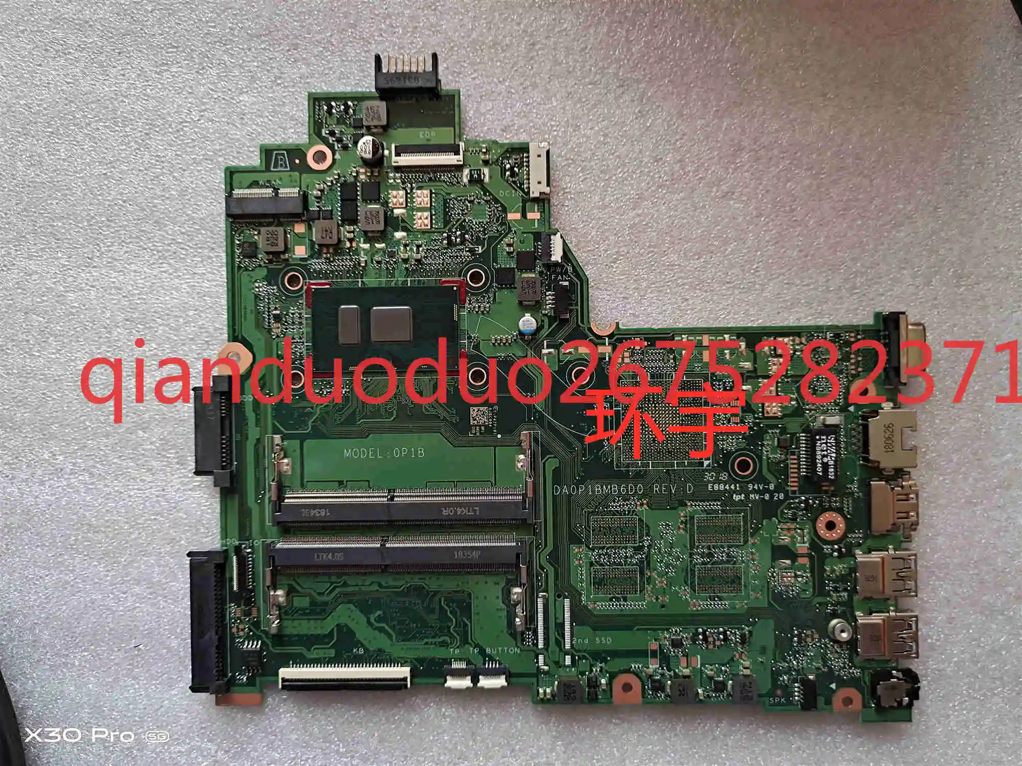 

Для HP 246 240 G6 14BS TPN-Q186 номер версии основной платы: DA0P1BMB6D0 SR2EX