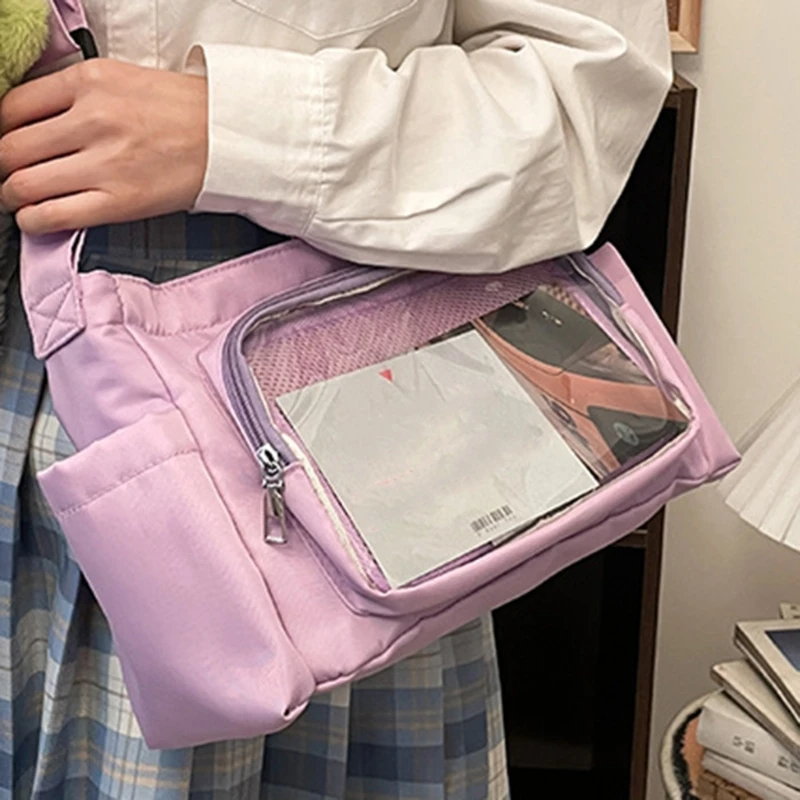 Сумка через плечо Harajuku Itabag Студенческая школьная сумка Большая вместительная сумка-мессенджер