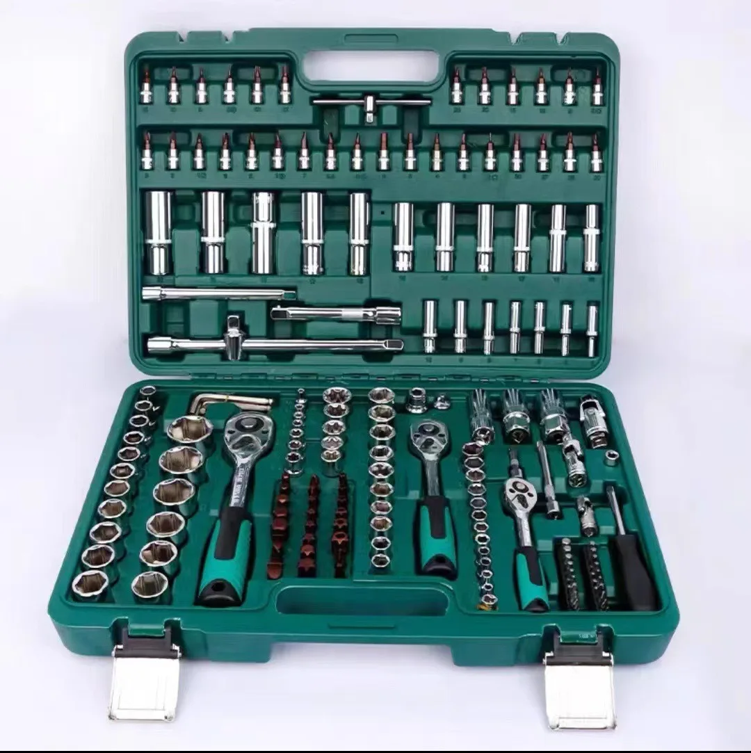 Ratchet Socket Wrench Set Multifunctional Hardware Hand Tool Kit Portable Toolbox for Car Repair Marine Machinery Maintenance view 5