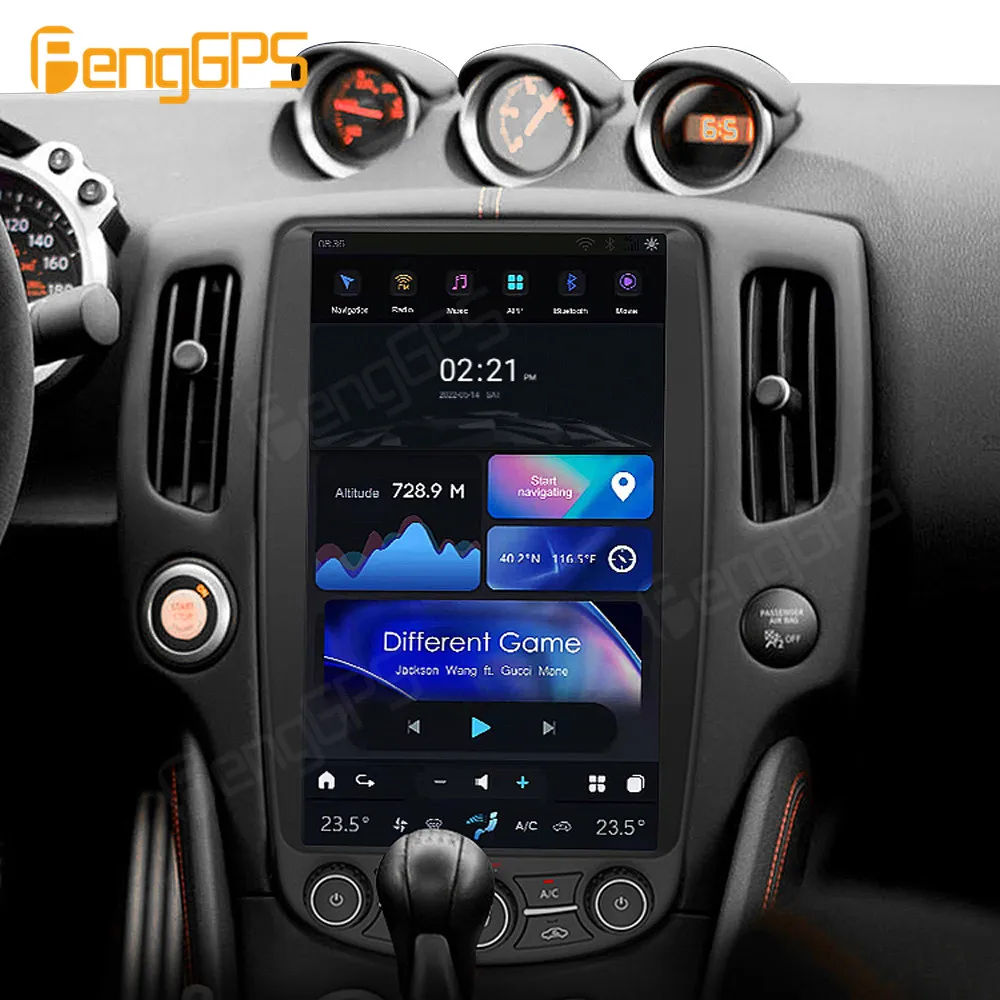 12.1 Inch Car Radio For Nissan 370Z 2008-2018 Upgrade Wireless CarPlay Touch Screen Android Autoaudio 8 Core Stereo GPS Player