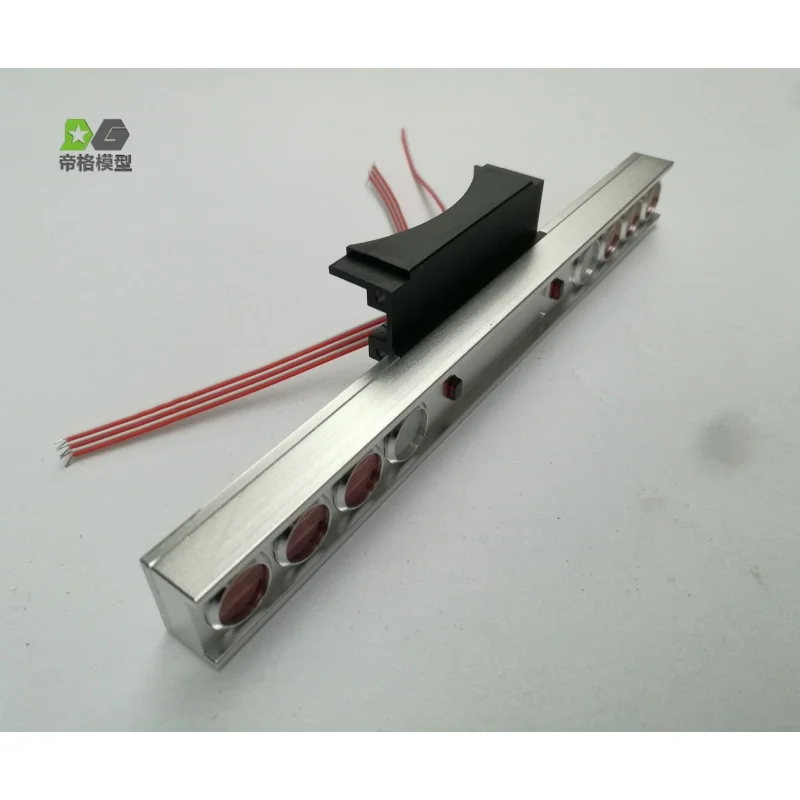 DG RC Metall-Rücklicht-Heckstoßstange für Tamiya 1/14 King Hauler Grand Hauler 56344 56301 Traktor-LKW DIY-Teile Zubehör – Detail 3