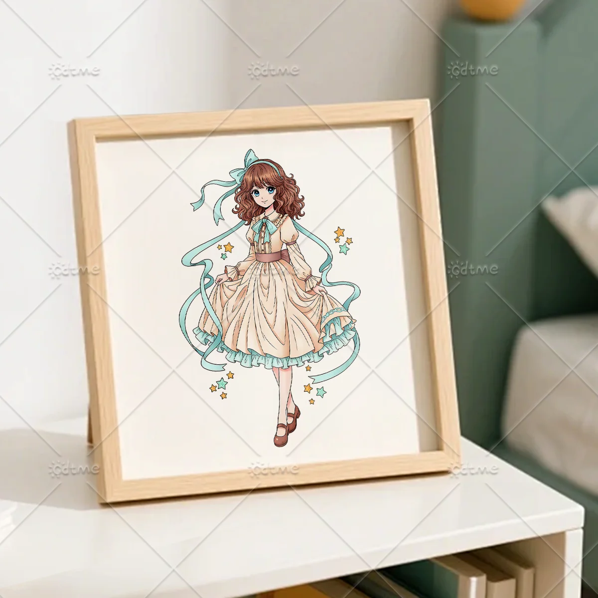 Anti-Angst Anime-Malbuch für Erwachsene Stressabbau DIY Mal- und Zeichenkunst-Aktivitätsbuch Perfektes Geschenk zur Entspannung – Detail 5
