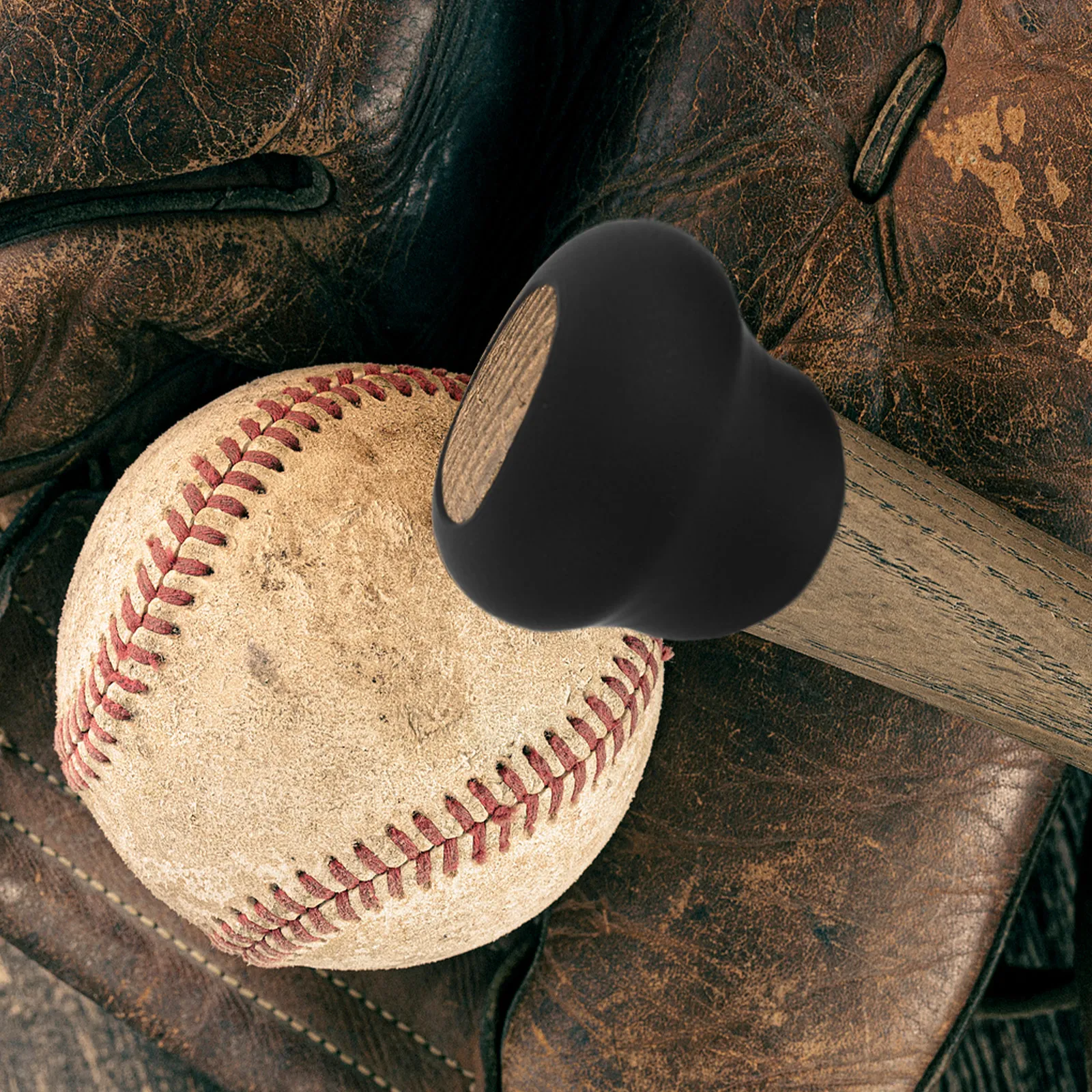 2Pcs Bat Grip Choke Up Rings Soft Non-Slip Bat Knob Stacker for Youth Baseball Softball Tee Ball Improve Swing Control Shock