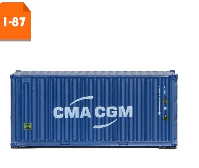 نموذج Diecast 1:87 COSCO، MSC، K Line، MSC، ONE، شاحنة زيم، سفينة، نموذج حاوية كاجو 20GP، تخصيص الشعار، هدية عمل