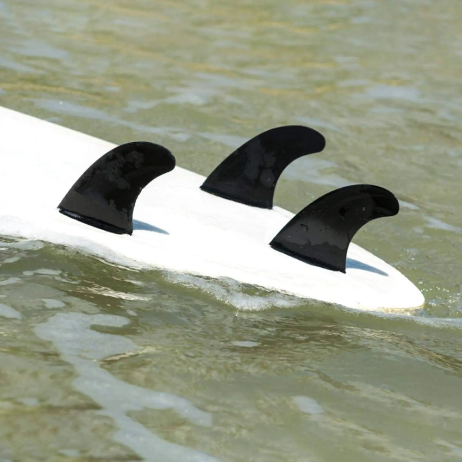 3 Pièces Ailerons de vague FCS2 à double languette, durables et flexibles, pour sports nautiques, offrant une stabilité pour les surfeurs