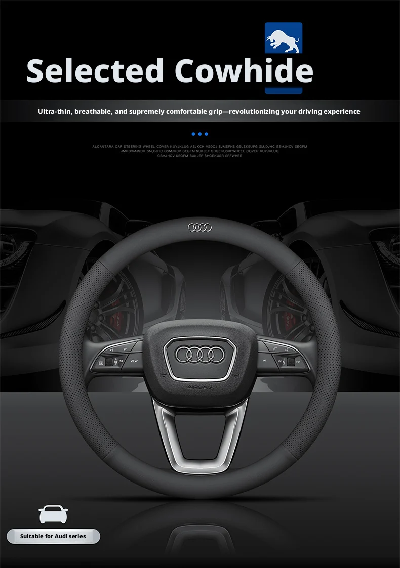 Lenkradbezug für Tesla Model 3, Model Y, Model X, Model S - Passende Lenkradabdeckung – Detail 1