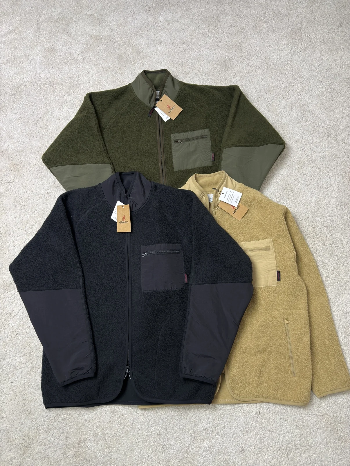 

Gramicci Classic Mountain Повседневная двусторонняя функциональная куртка с карманом на молнии GRA