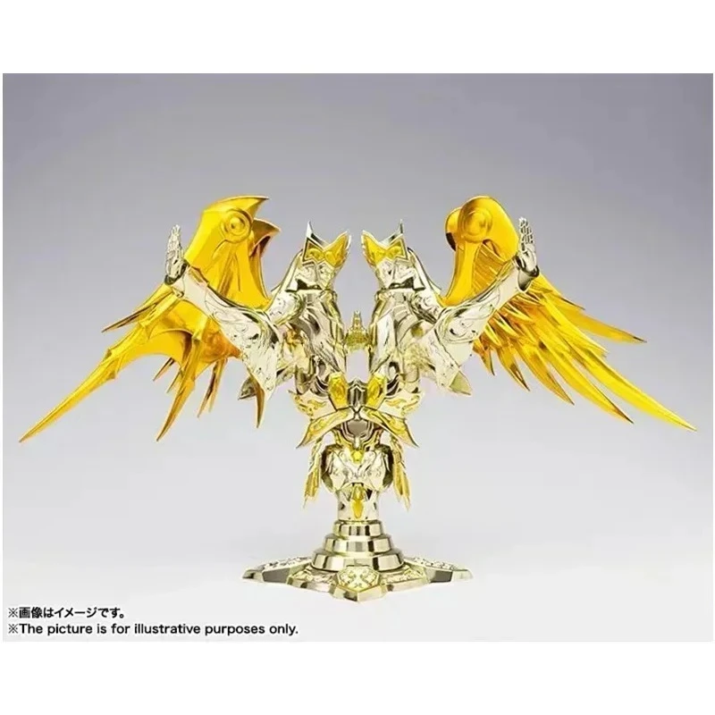 

BANDAI in Stock Saint Seiya Saint Cloth Myth Golden Soul God Gemini Set EX Gemini Pope Anime Collection Figure Model