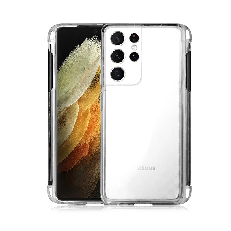 Case with Stylus For Samsung Galaxy S21 Ultra 5G SPEN transparent stylus slot all-inclusive cover SM-G998