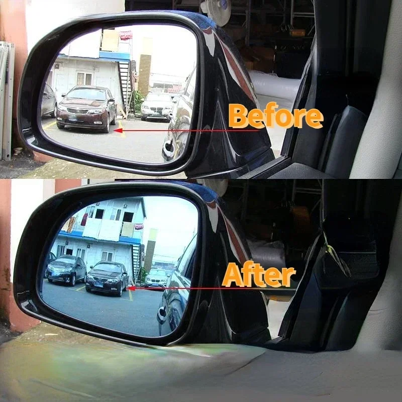 Rearview Mirror Blue Glass Lens With Heated Wide Anti-glare LED 2PC For Mercedes Benz Smart Fortwo Forfour 450 451 453 2009-2021