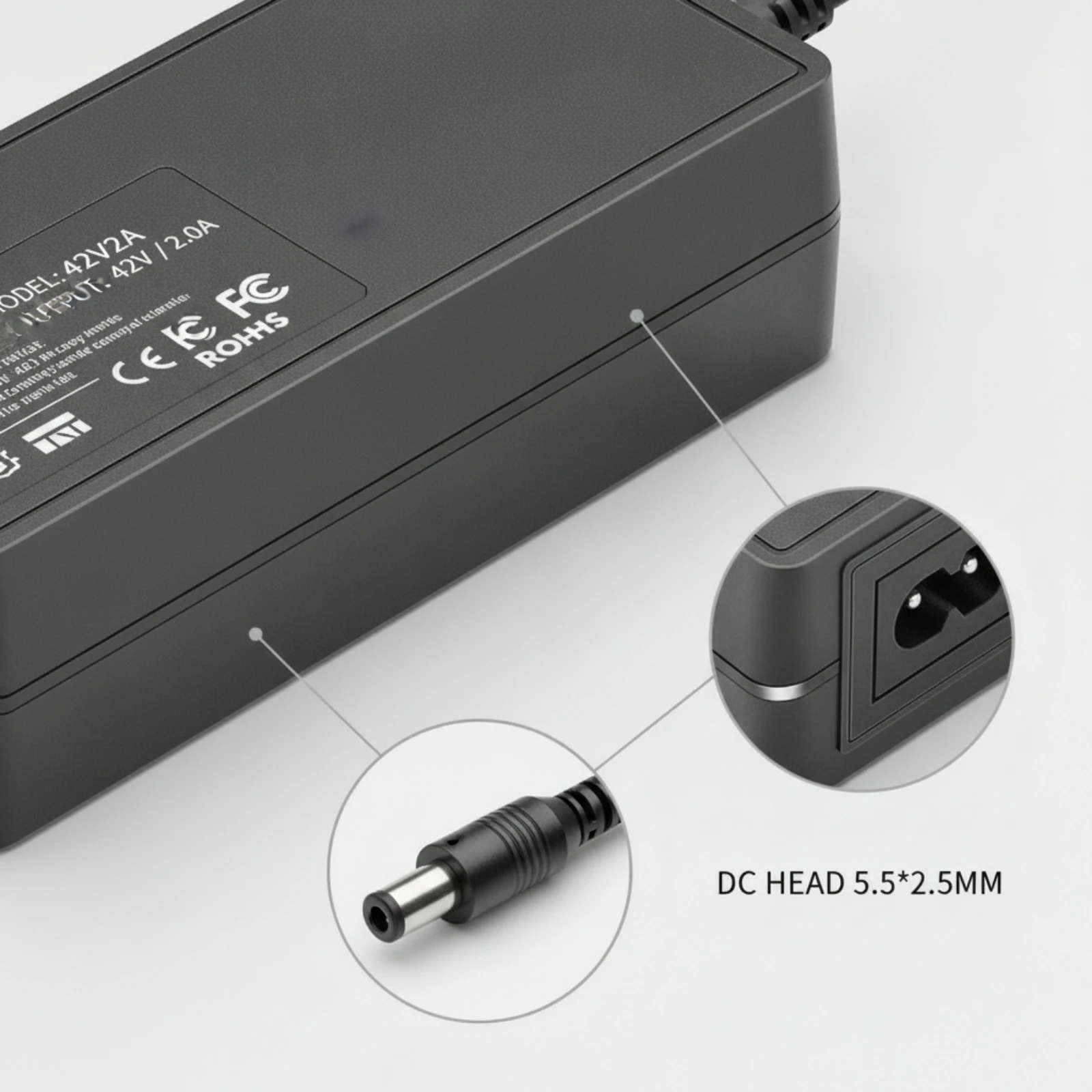 42V 2A Charger Compact 82W Power Adapter