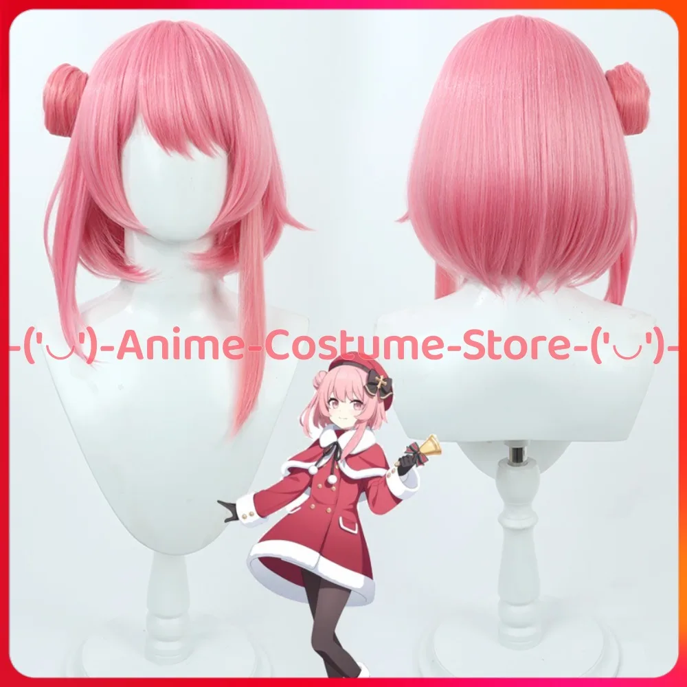 

Blue Archive Ruby Sagimi Serina Cosplay Wig Buns Anime Game Character Halloween Carnival Party Costume Wigs Heat Resistant Hair