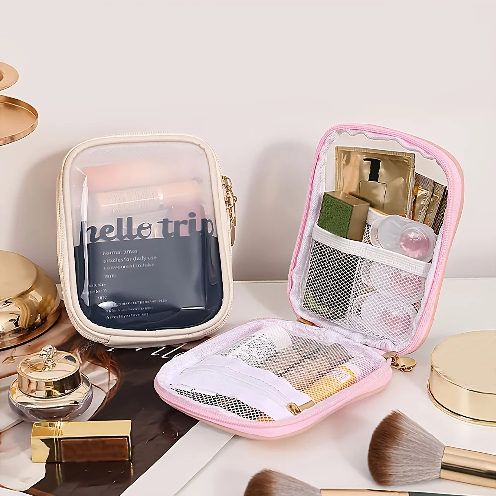 Portable Lipstick Storage Bag, Portable Makeup Bag, High-End Travel Skin Care Product Toiletry Bag Box