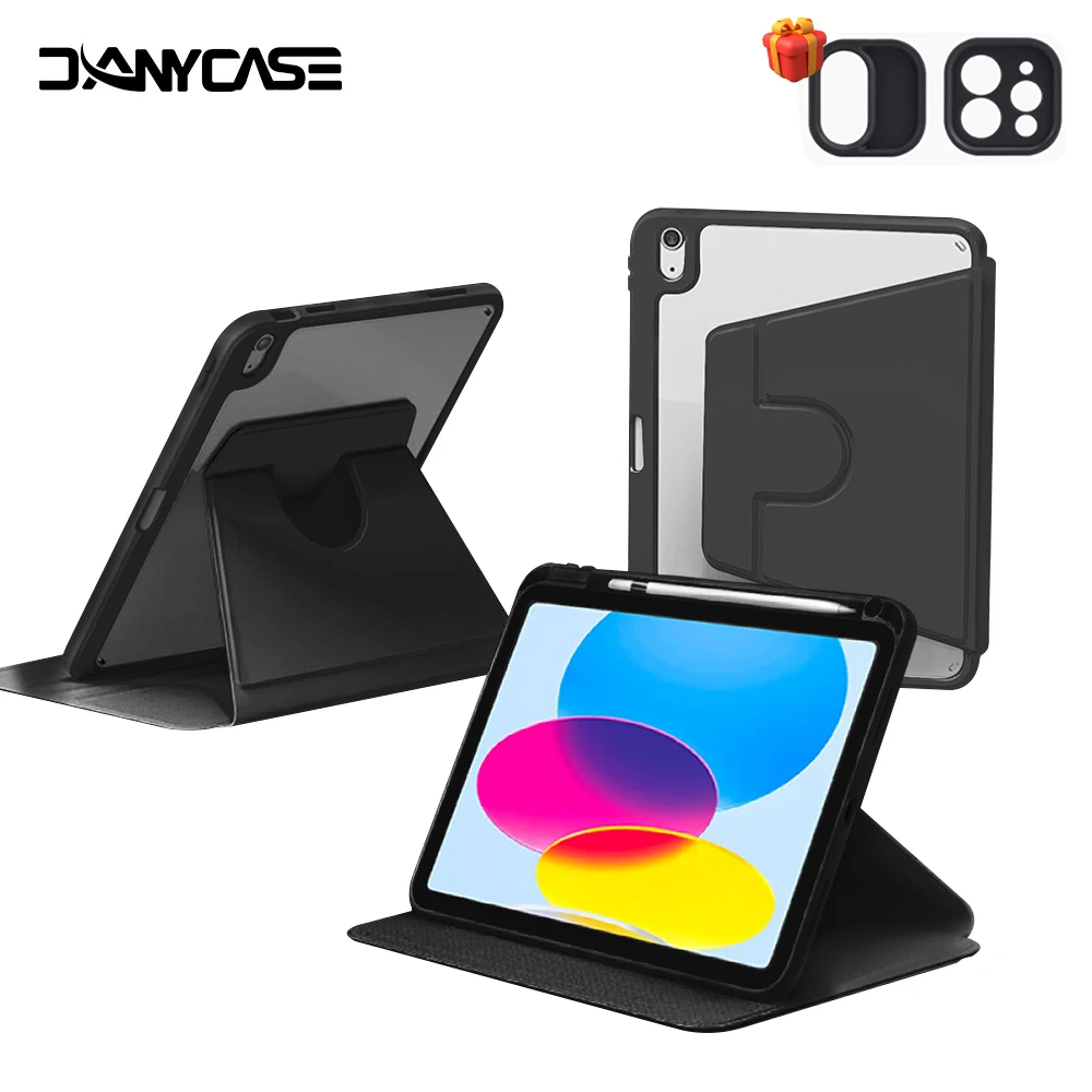 

For iPad 10th Generation Case 360° Rotation for Air 5/4 Pro11 10.9in Case for Mini 6 iPad 7/8/9th 10.2in Pro12.9 Tablet Cover