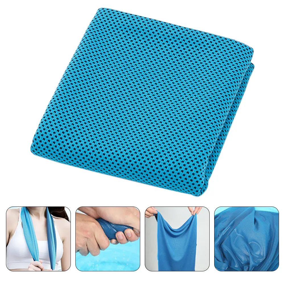 

Cooling Sports Towels Quick Dry Micro Fiber Ice Sweat Absorption Skin Friendly Mesh Breathable Hyper Evaporate for Outdoor