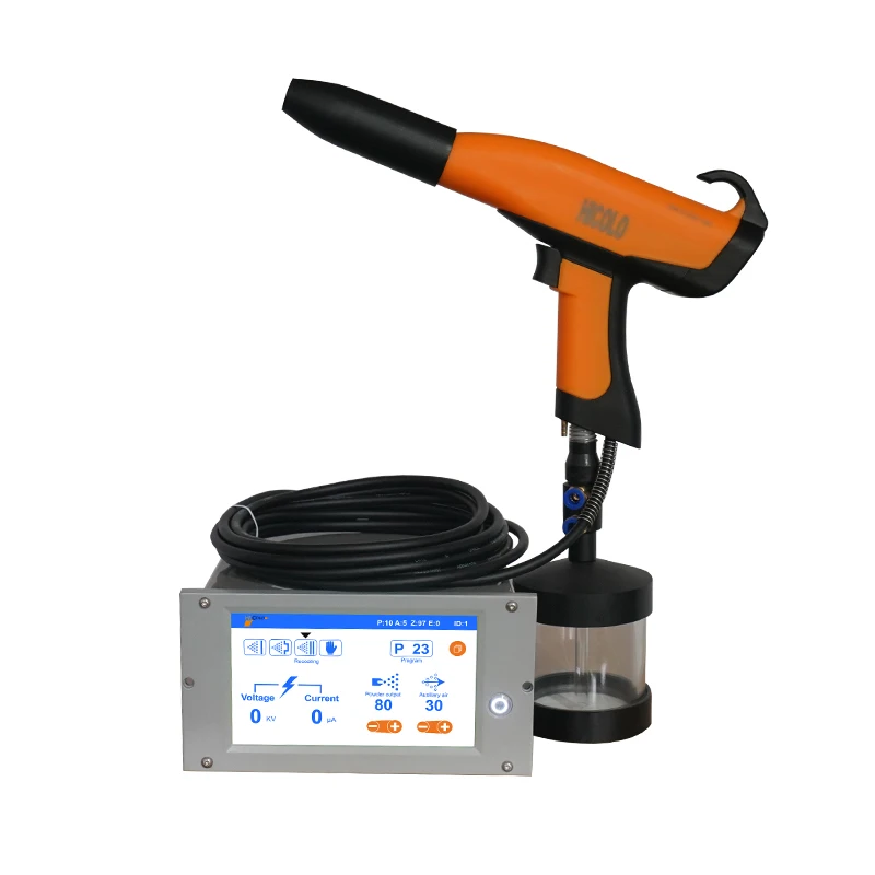 Touch Screen Type Small Powder Coating Machine Mini Spray Cup Gun for Lab Testing