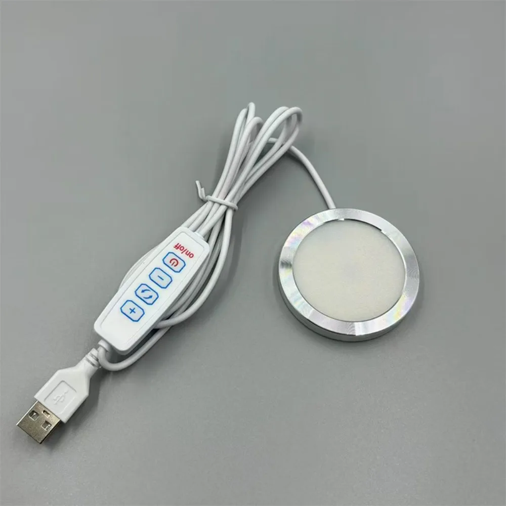 Professional 5V LED Lamp Kit 3 Color Temperature Dimming USB Light Kit Aluminum Alloy Puck Light Set 3D Printed Lamp Projects