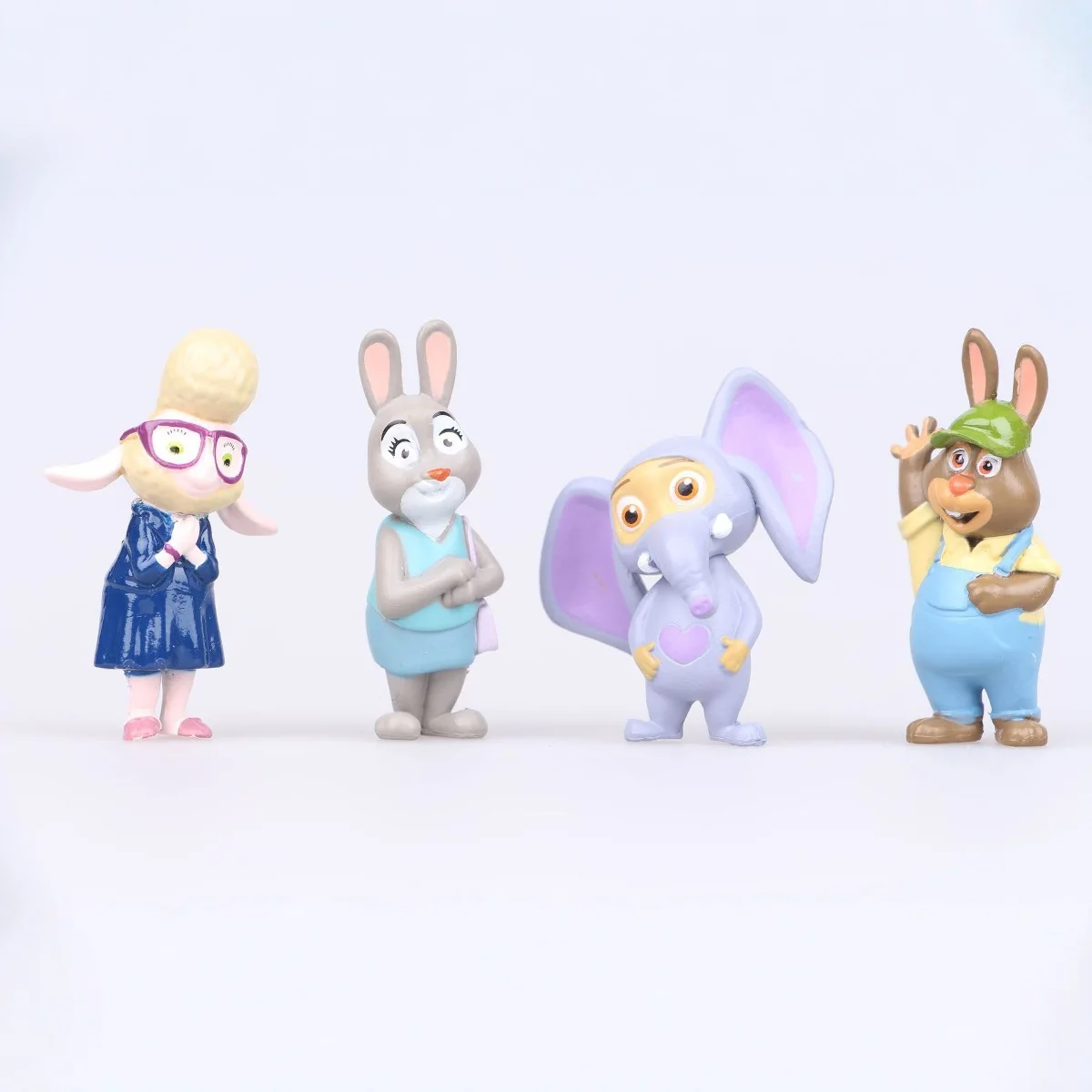 Disney 12 pièces/ensemble Zootopia animaux lapin Judy Hopps renard Nick Wilde Collection figurine jouets figurines cadeau