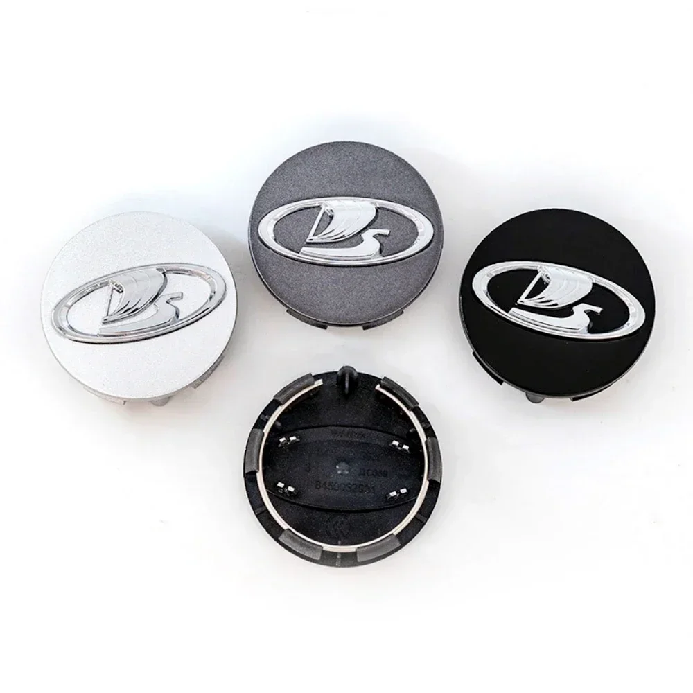 

4pcs ABS With LADA Emblem Logo 57mm Car Wheel Caps Rim Hubcaps Cover Badge Styling Auto Accessories for Lada Vesta Niva XCODE