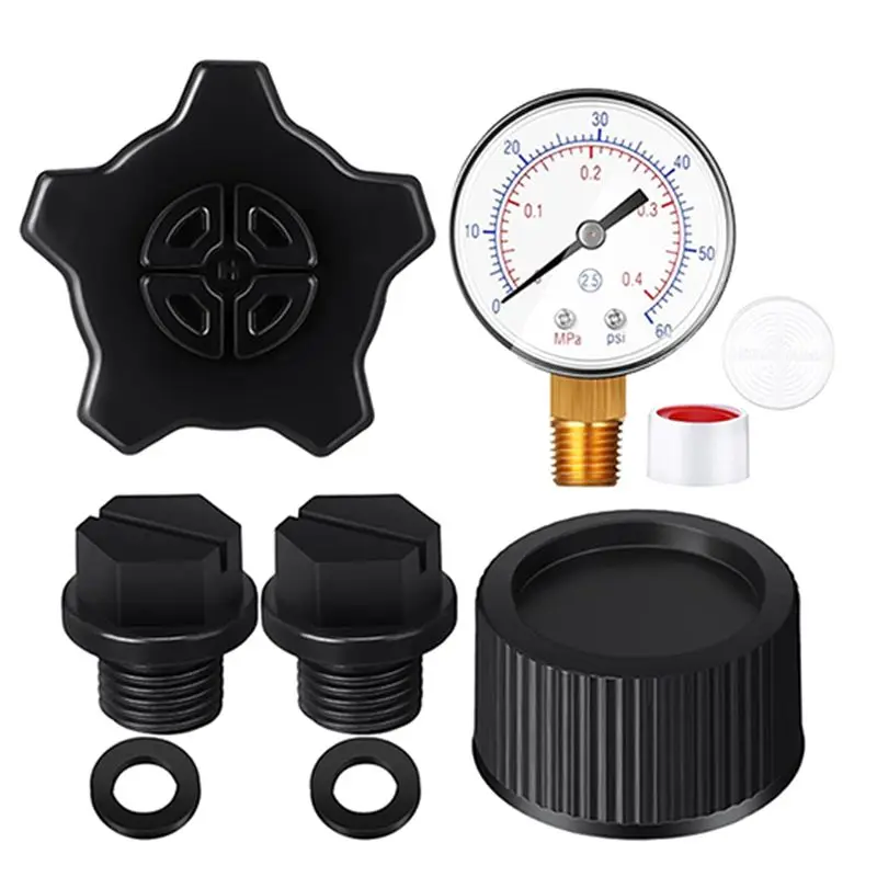 

A21E-Pressure Gauge Replacement ECX270861 Drain Cap For SX180LA Drain Cap With Gasket For SX180HG Pump Pipe Plug SPX1700FG